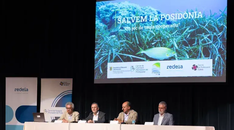 Jornada de conocimiento científico del programa educativo del Bosque Marino 'Posidònia a l’aula'
