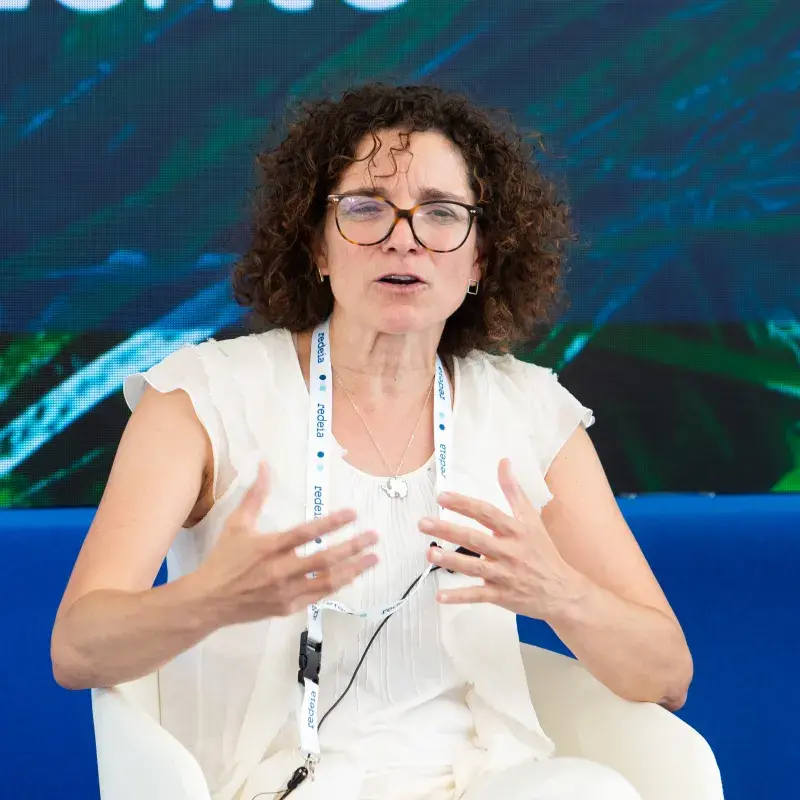 La subdirectora de la Fundación Biodiversidad, Sonia Castañeda, interviene en el Seminario Científico Bosque Marino